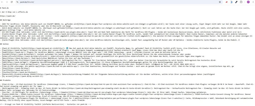 GEO Fuer WordPress